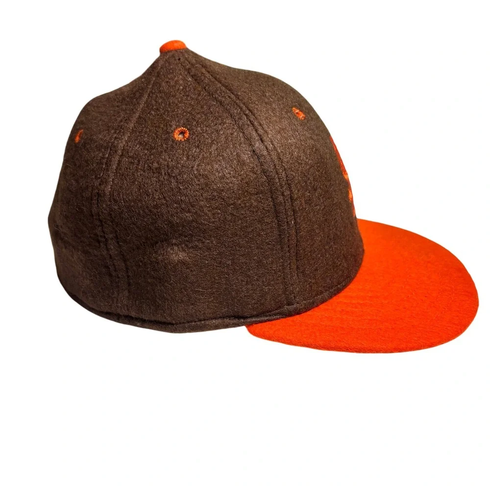 Roman Pro St Louis Cardinals Vintage 100% Wool Fitted Hat Brown Orange USA‎ Made